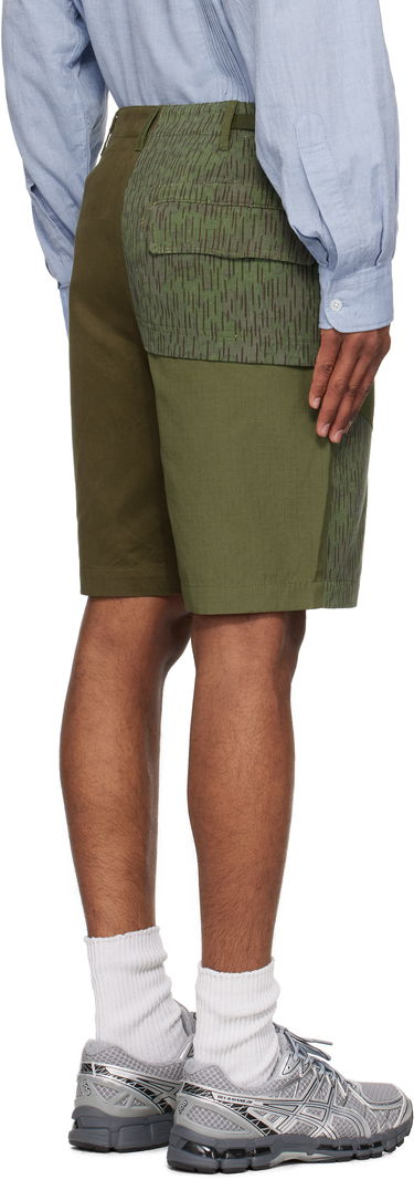 Šortky Maharishi Maharishi Upcycled Fixed Deck Shorts Zelené | 6086, 2