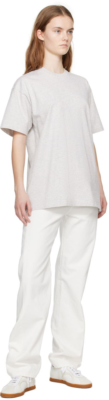 Tričko TOTEME TOTEME Straight T-Shirt Šedá | 234-WRT865-FB0092, 3