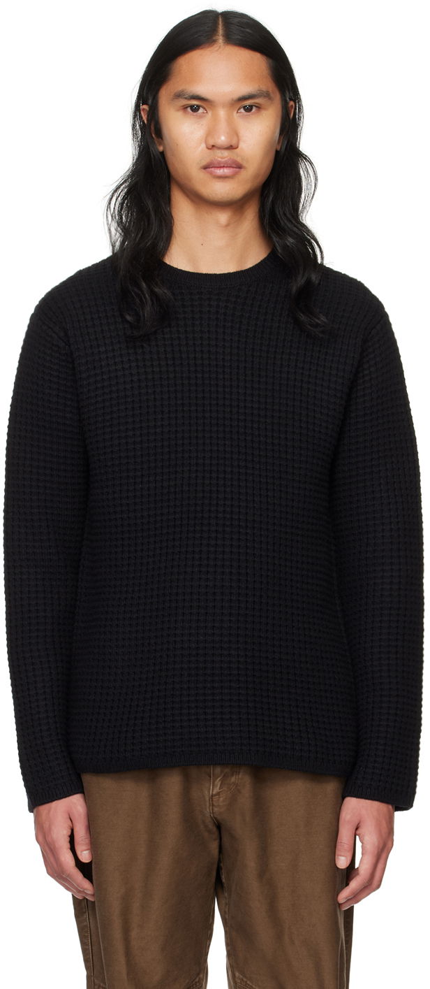 Sveter John Elliott Waffle Sweater Čierna | D158P9410A, 0