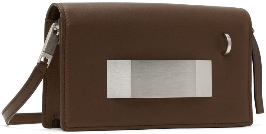 Taška cez rameno Rick Owens Rick Owens Porterville Griffin Shoulder Bag Hnedá | RA02D0540 LCN, 1