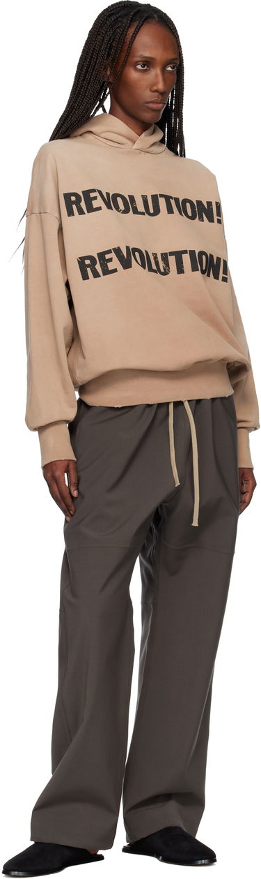 Mikina Fear of God Heavyweight Long Sleeve 'Revolution' Hoodie Béžová | FG25FW12-12112BHFUS, 3