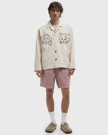 Bunda OBEY Shirt Jacket Béžová | 121160065-ERT, 2