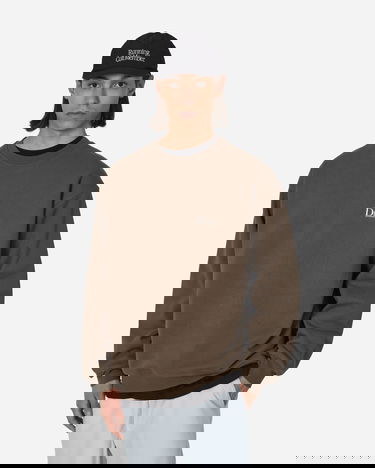 Sveter Dime Classic Small Logo Crewneck Hnedá | DIMESU2315DRI, 1