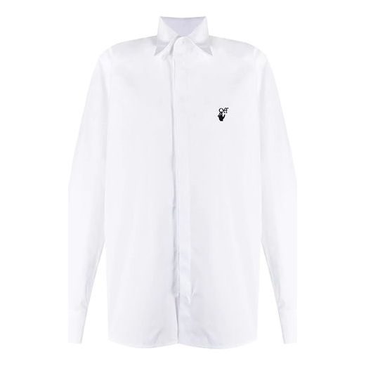 Košeľa Off-White Hands Off Classic Shirt Biela | OMGA152S21FAB0010110