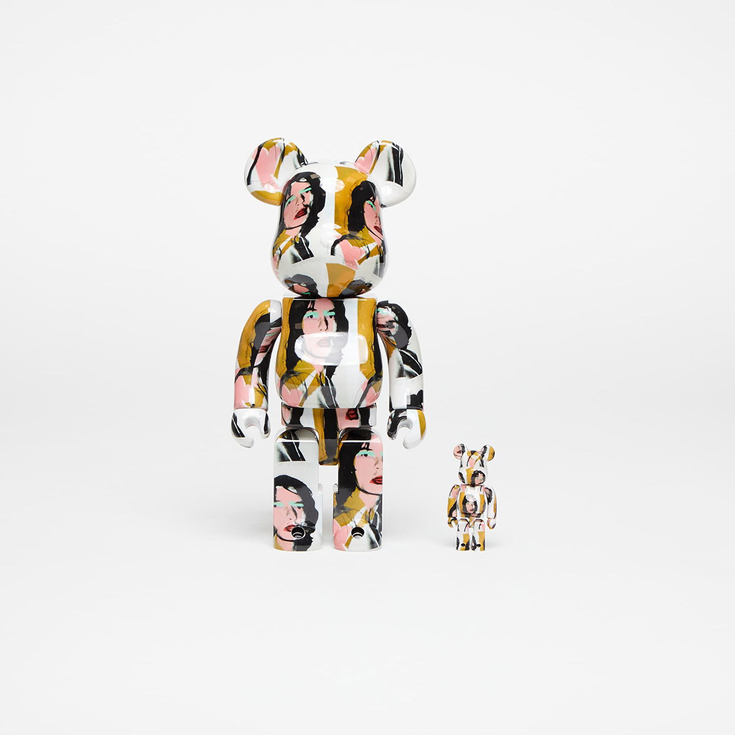 Zberateľské Medicom Toy BE@RBRICK Andy Warhol Mick Jagger 100% & 400% Set Rôznofarebný | MT_0041, 0