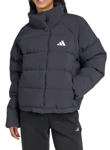 Prešívaná bunda adidas Originals Hooded Helionic Relaxed Down Puffer Jacket Čierna | jn2087, 0