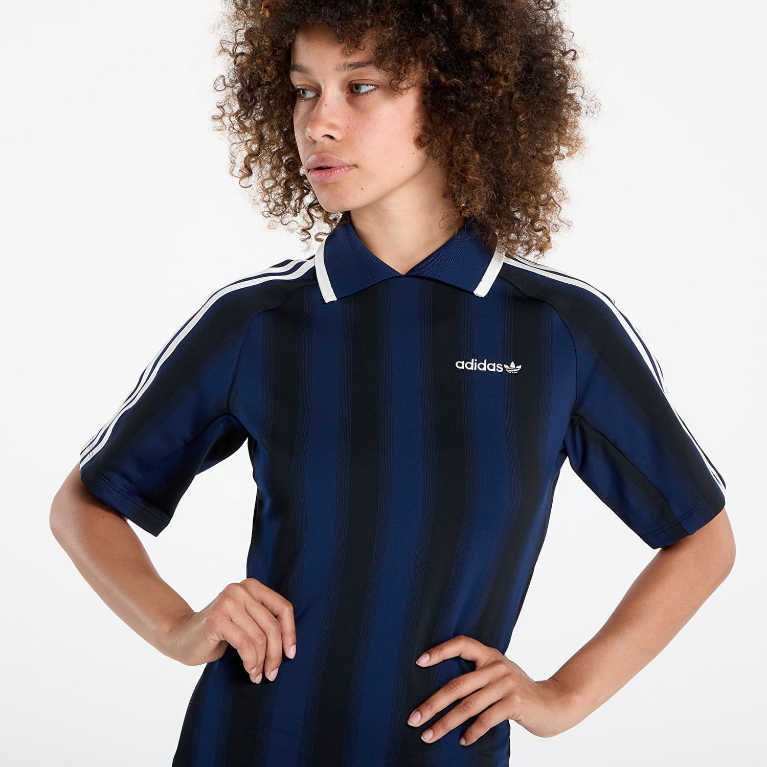 Šaty adidas Performance Football Inspired Graphic Dress Modrá | JW5143, 1