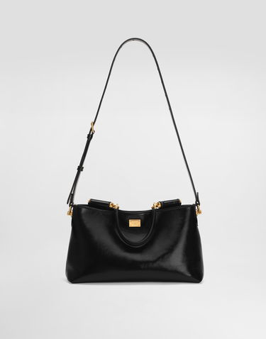 Kabelka Dolce & Gabbana Vittoria Calfskin Handbag Shoulder And Crossbody Onesize Čierna | BB7896AZ00080999, 3