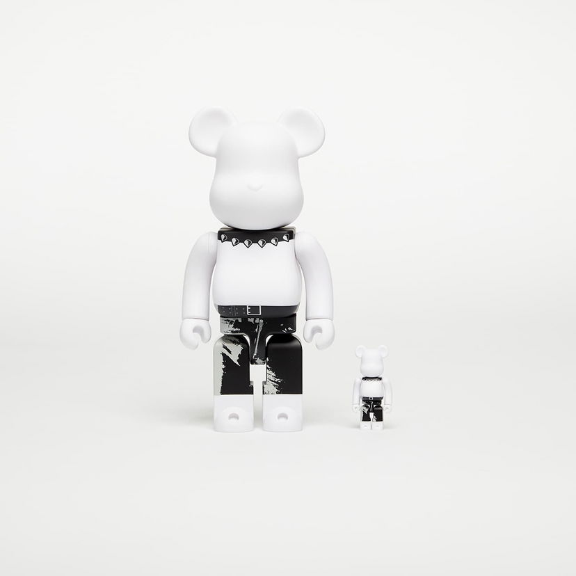 Zberateľské Medicom Toy BE@RBRICK The Rolling Stones Sticky Fingers Design Ver. 100% & 400% Set Biela | MT_0048