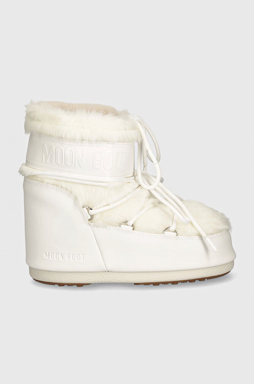 Tenisky a topánky Moon Boot MB ICON LOW FAUX FUR Boots Biela | 80D1409390.A002, 1