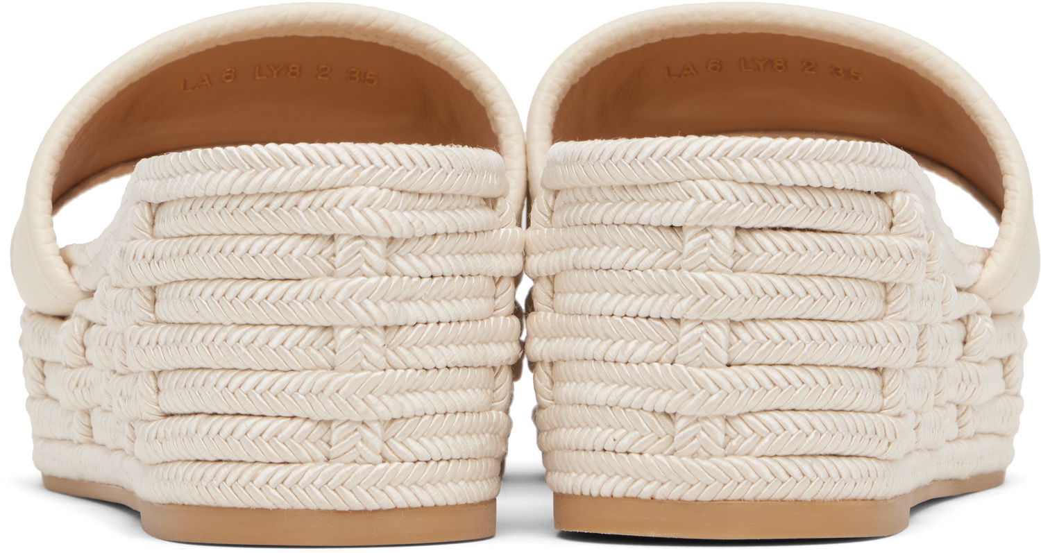 Starostlivosť o obuv Valentino Valentino Garavani VLogo Signature Espadrille Wedge Sandals Béžová | 6W0S0LY8DTW, 1