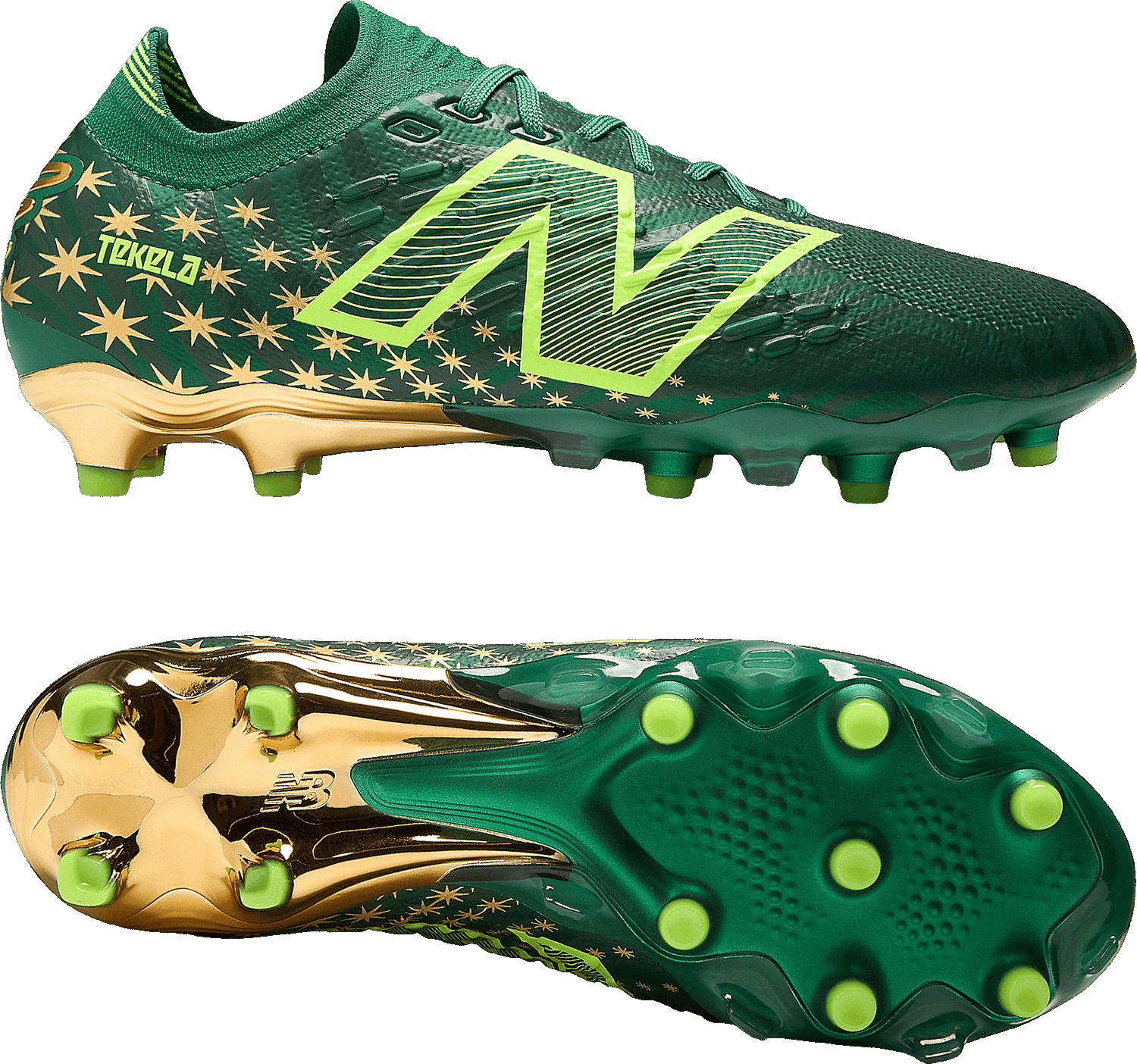 Tenisky a topánky New Balance Tekela Pro Low Laced v4+ FG Zelené | st1fl-eie, 1