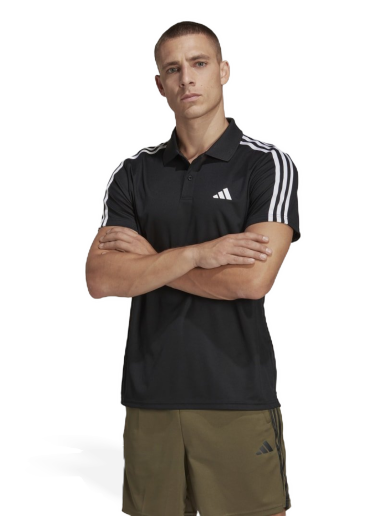 Polo tričko adidas Performance Essentials Piqué 3-Stripes Čierna | IB8107