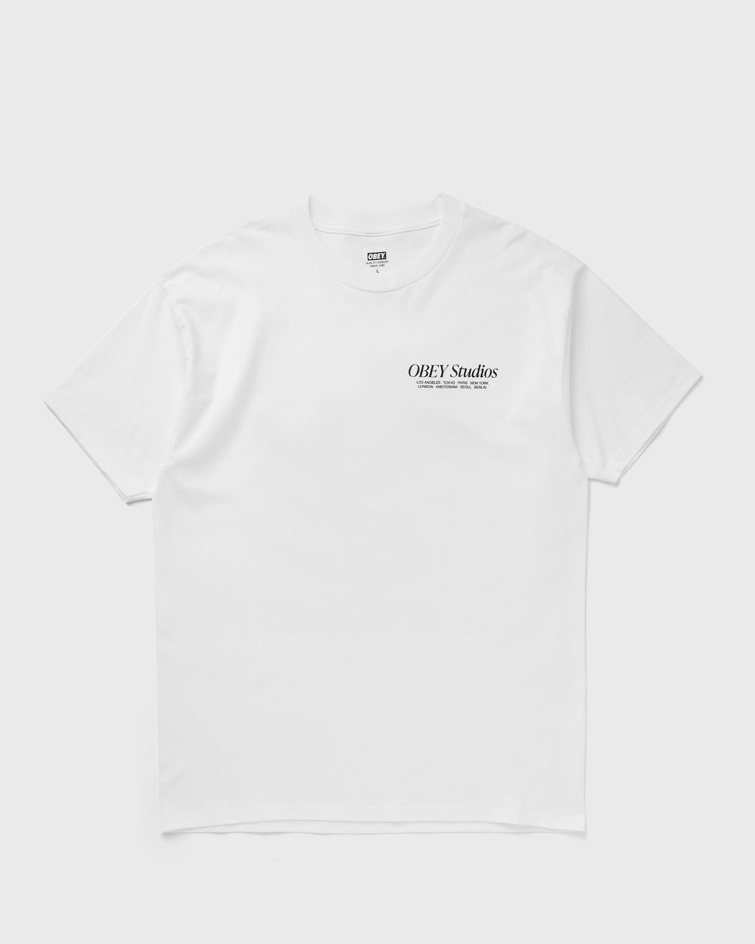 Tričko OBEY Visual Food For Your Mind Biela | 165263749-WHT, 0