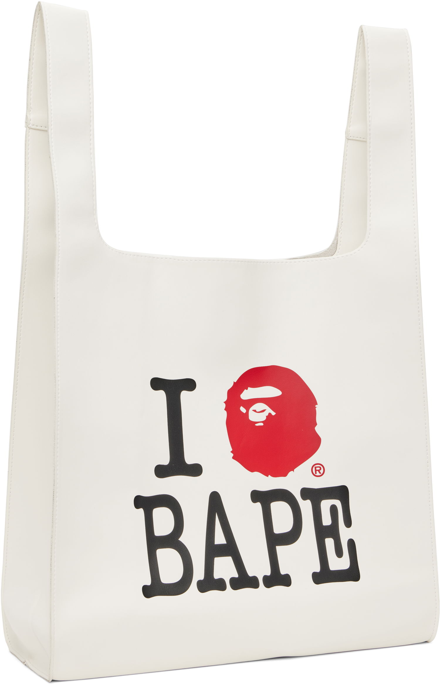 Tote bag BAPE A Bathing Ape 'I Love BAPE' Tote Bag Biela | 001BAK802001L, 1