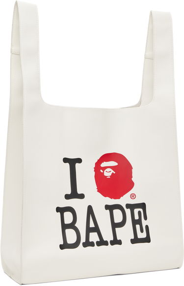Tote bag BAPE A Bathing Ape 'I Love BAPE' Tote Bag Biela | 001BAK802001L, 1