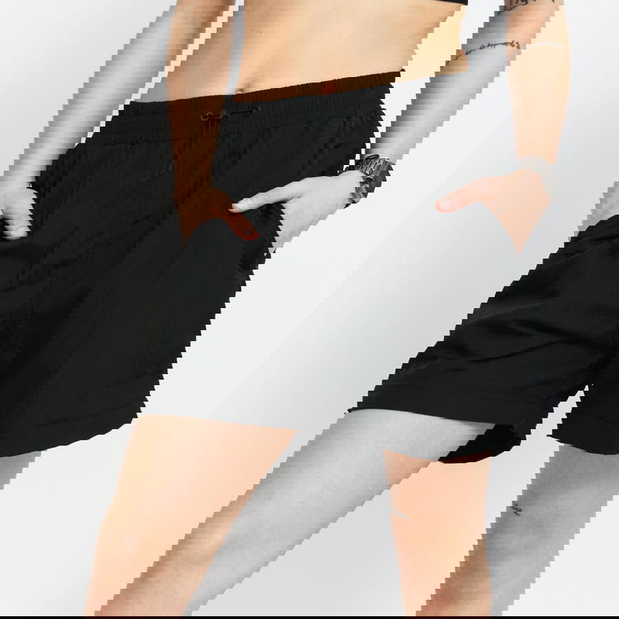 Shiny Crinkle Nylon Zip Pants