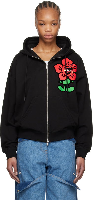 Mikina KENZO Kenzo Paris VERDY Edition Oversized Zip-Up Hoodie Čierna | FF52SW1864MF, 0