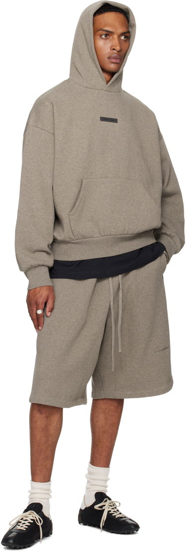 Šortky Fear of God Fear of God ESSENTIALS Fleece Basketball Shorts Šedá | 160SP254553F, 3