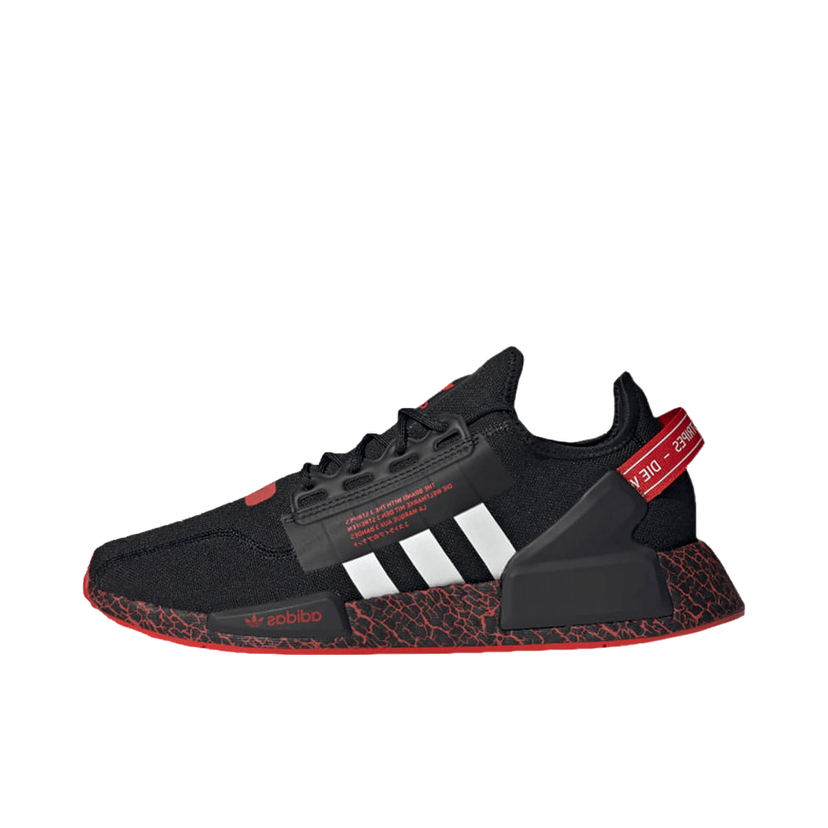 Tenisky a topánky adidas Originals NMD R1 V2 Crackled Black Red Čierna | GZ6552
