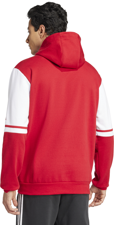 Mikina adidas Originals SQ25 SW Hoodie Červená | jd2973, 3