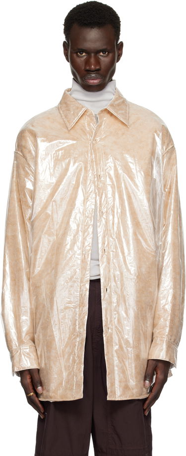 Košeľa Dries Van Noten Dries Van Noten Oversized Puffed Overshirt Béžová | 251-020713-1257, 0