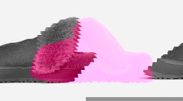 Tenisky a topánky UGG Disquette Fuzzy Suede Slipper Größe 36 Ružová | 1122550-DNY, 2