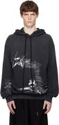 Ann Demeulemeester Olly Sketchbook High-Comfort Hoodie