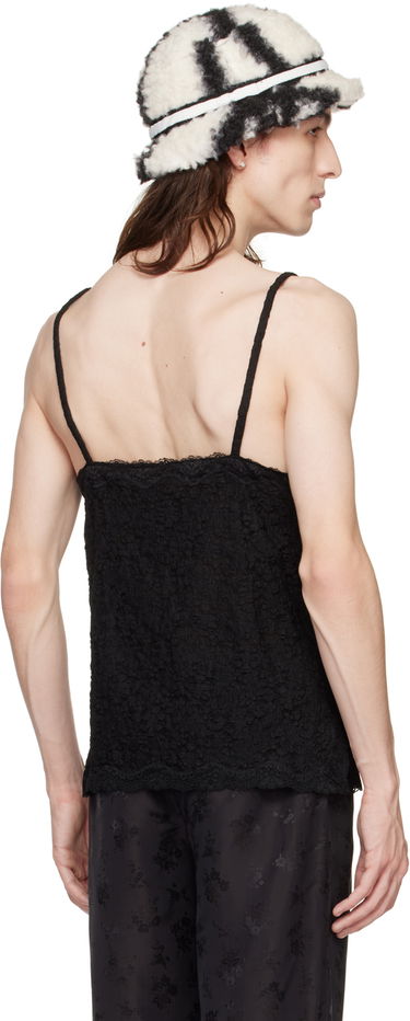 Tielko Anna Sui Floral Lace Tank Top Čierna | M1023J21, 2
