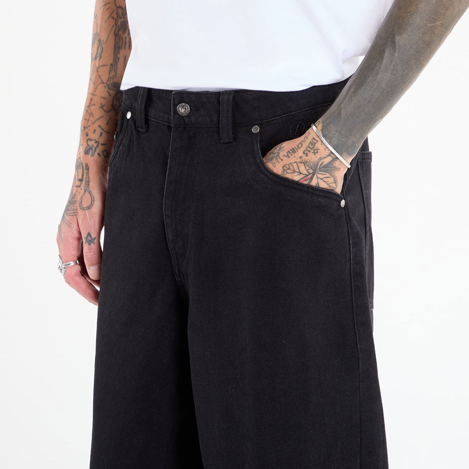 Džínsy Dime Dime Baggy Denim Pants Čierna | DIMEFA2514BLK, 1