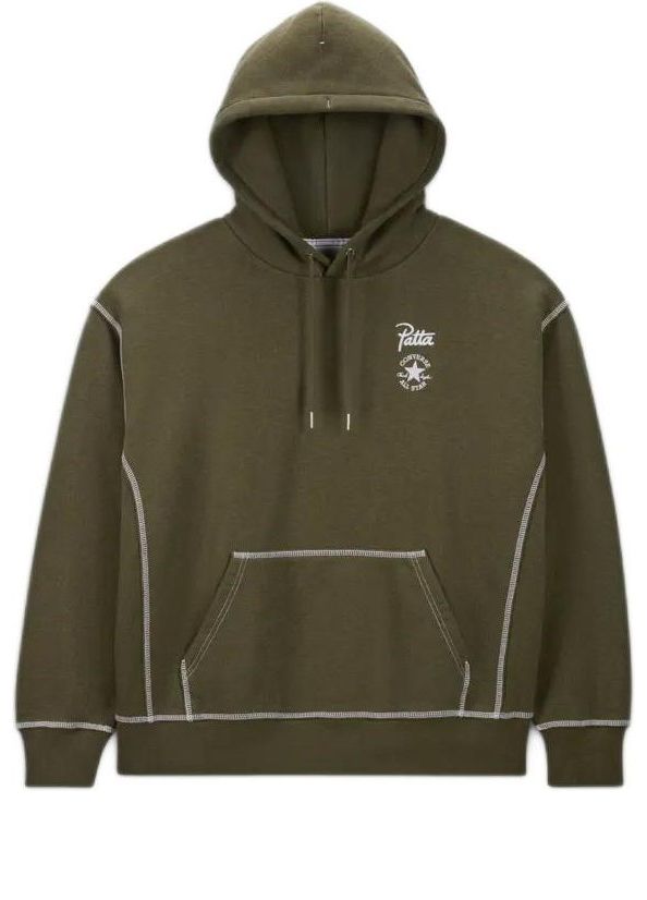 Mikina Converse Patta Gold Standard Hoodie Zelené | 10026928-316