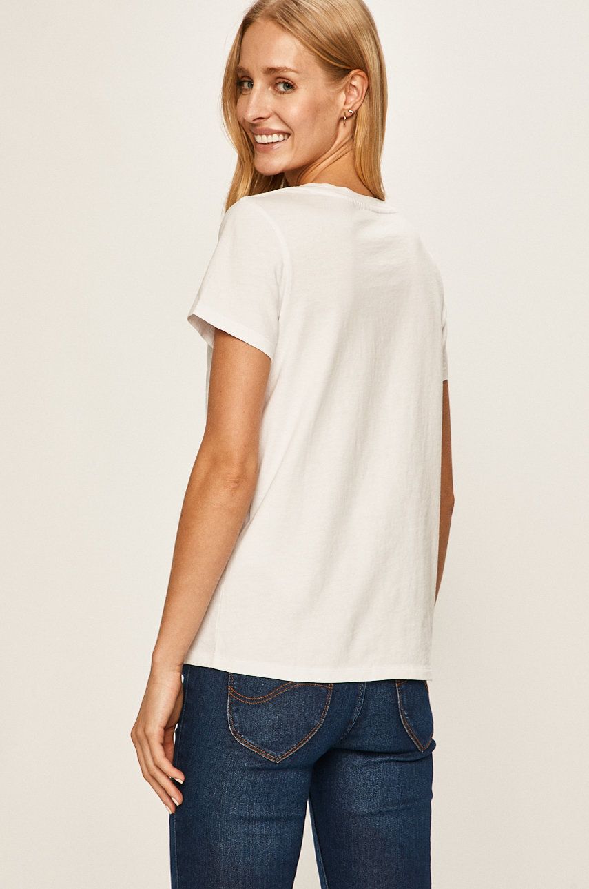 Tričko Levi's Perfect V Neck Tee Biela | 85341.0002, 1
