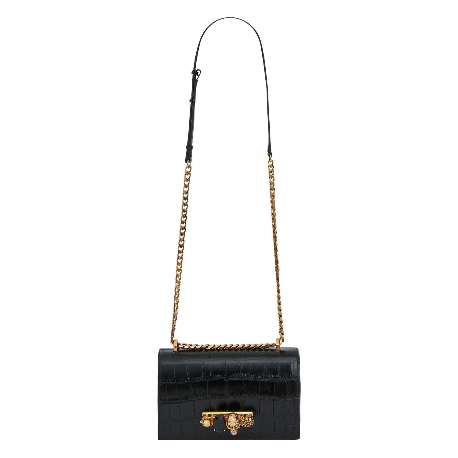 Kabelka Alexander McQueen Alexander McQueen Jewelled Satchel Čierna | 5541281HB0T1001, 1