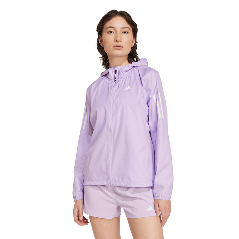 Vetrovka adidas Originals Own The Run Hooded Windbreaker Fialová | JX2264
