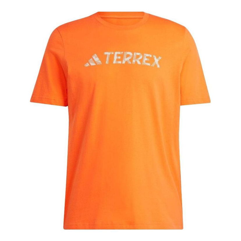 Tričko adidas Originals Terrex Classic Logo Men's T-Shirt Oranžová | HY1694