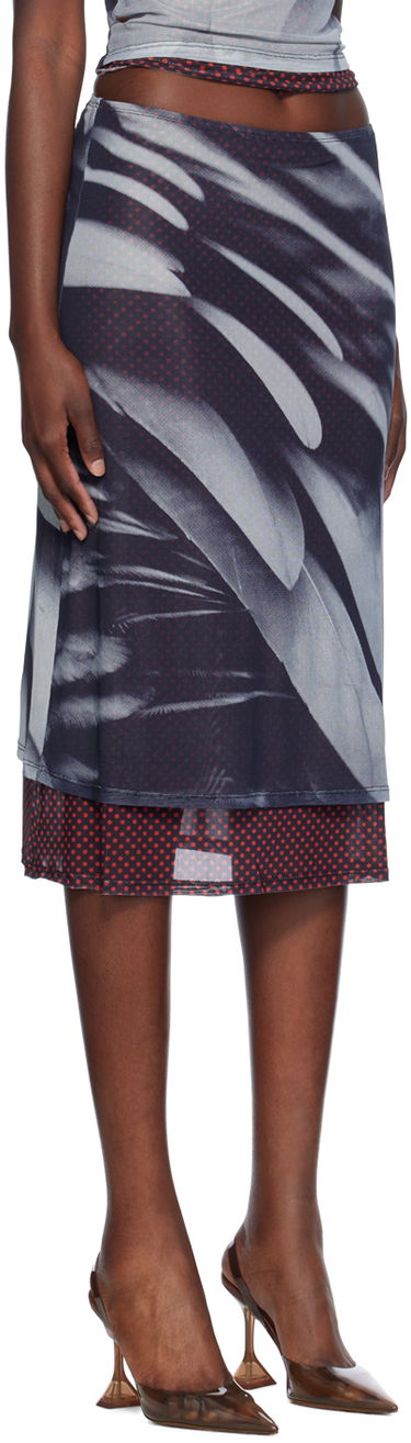 Sukňa Miaou Miaou Maria Midi Skirt Rôznofarebný | 4064PM2FTR, 1