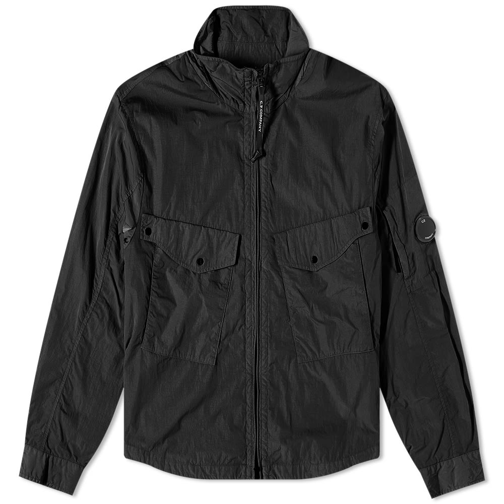 Bunda C.P. Company Chrome R Zip Pocket Overshirt Čierna | 13CMOS047A-005904G-999, 0