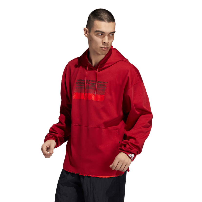Mikina adidas Originals DM INNO Relaxed Fit Graphic Hoodie Červená | HI5825