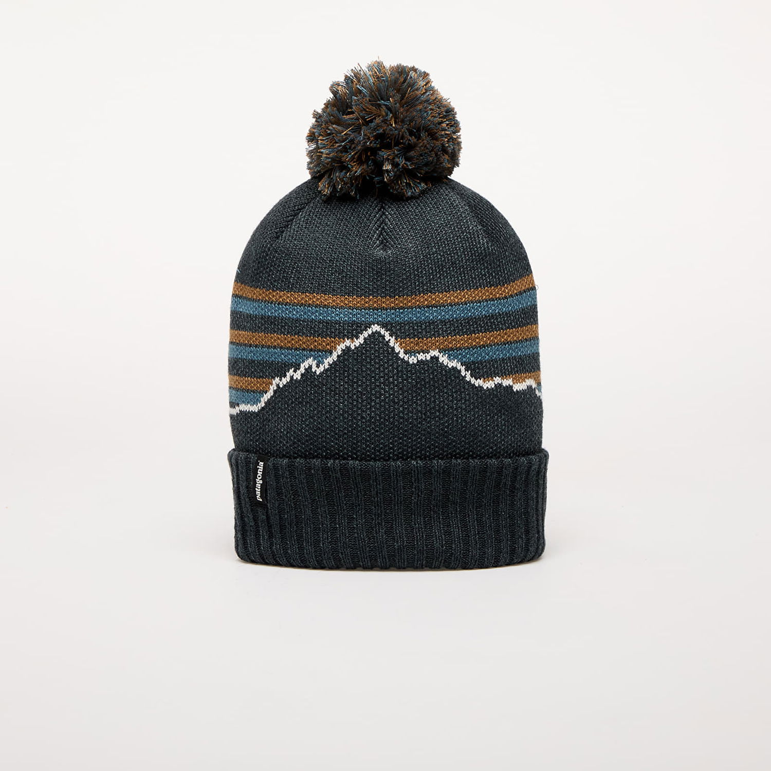 Kulicha Patagonia Powder Town Beanie Fitz Roy Stripe Knit Zelené | 29187 FISS, 0