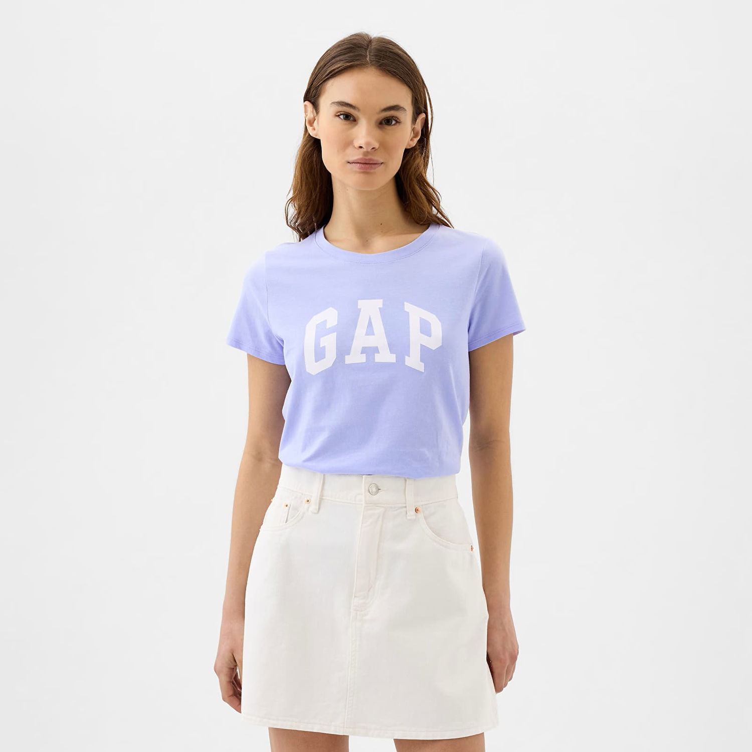 Tričko GAP Logo Tee Fresh Lavender Fialová | 268820-98, 0