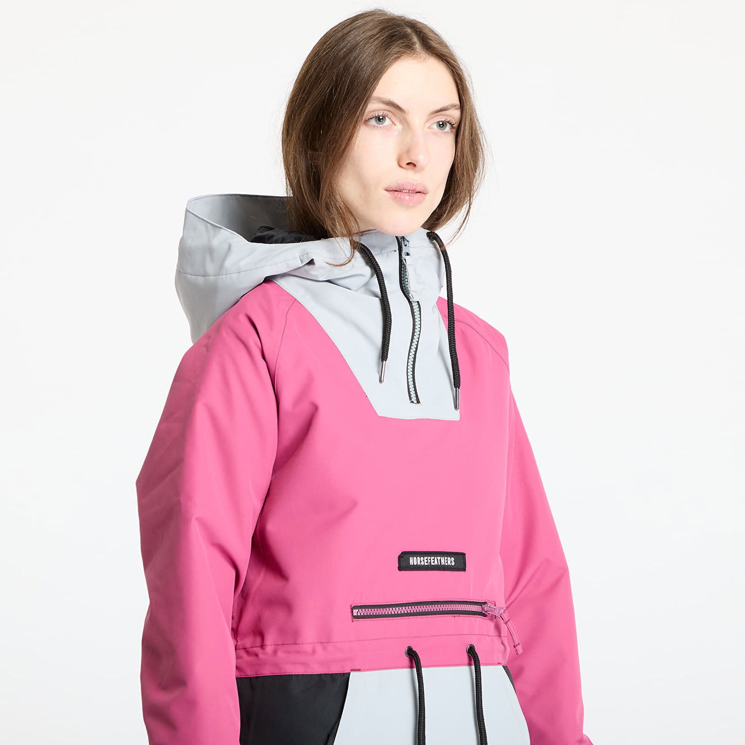 Parka Horsefeathers Women's Derin II Snowboard Anorak Jacket Ružová | OW214L, 1