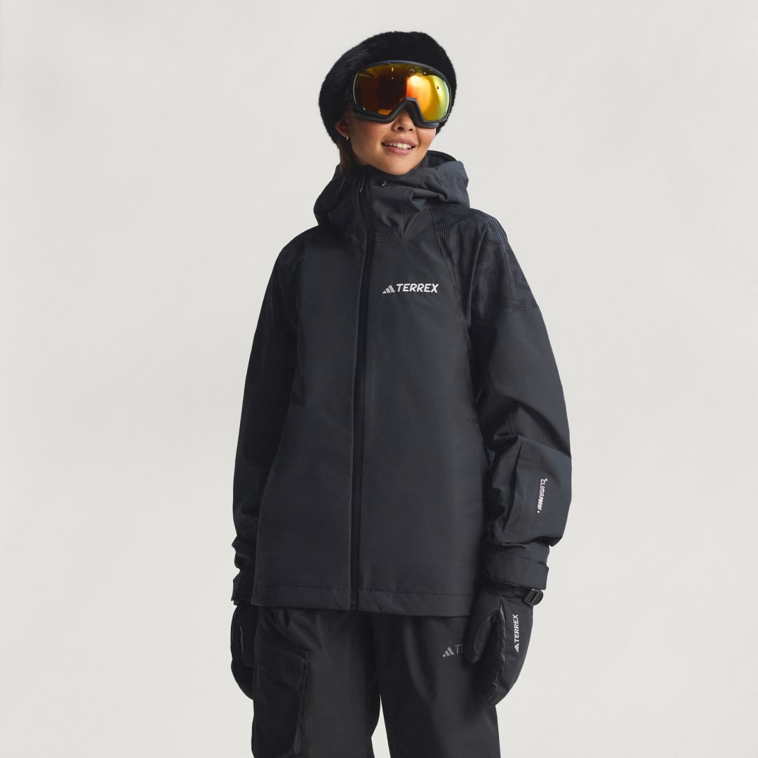 Bunda adidas Performance Terrex Xperior Hybrid PRIMEKNIT CLIMAPROOF+ Jacket Čierna | JC5293, 0