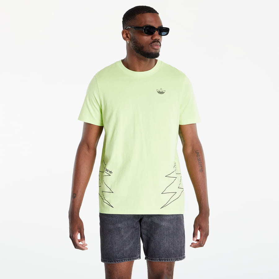 Tričko adidas Originals Lightning Tee Zelené | HE4718, 0