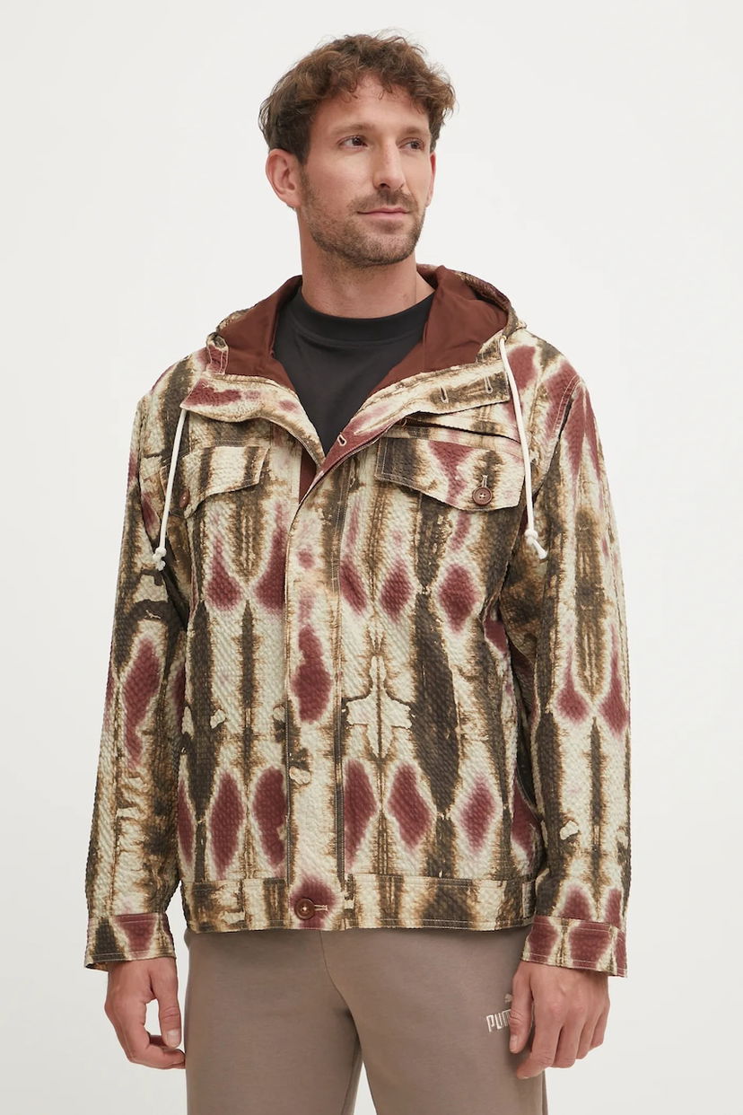 Bunda Puma PALAIS ARTISAN Patterned Hooded Utility Jacket Rôznofarebný | 629390