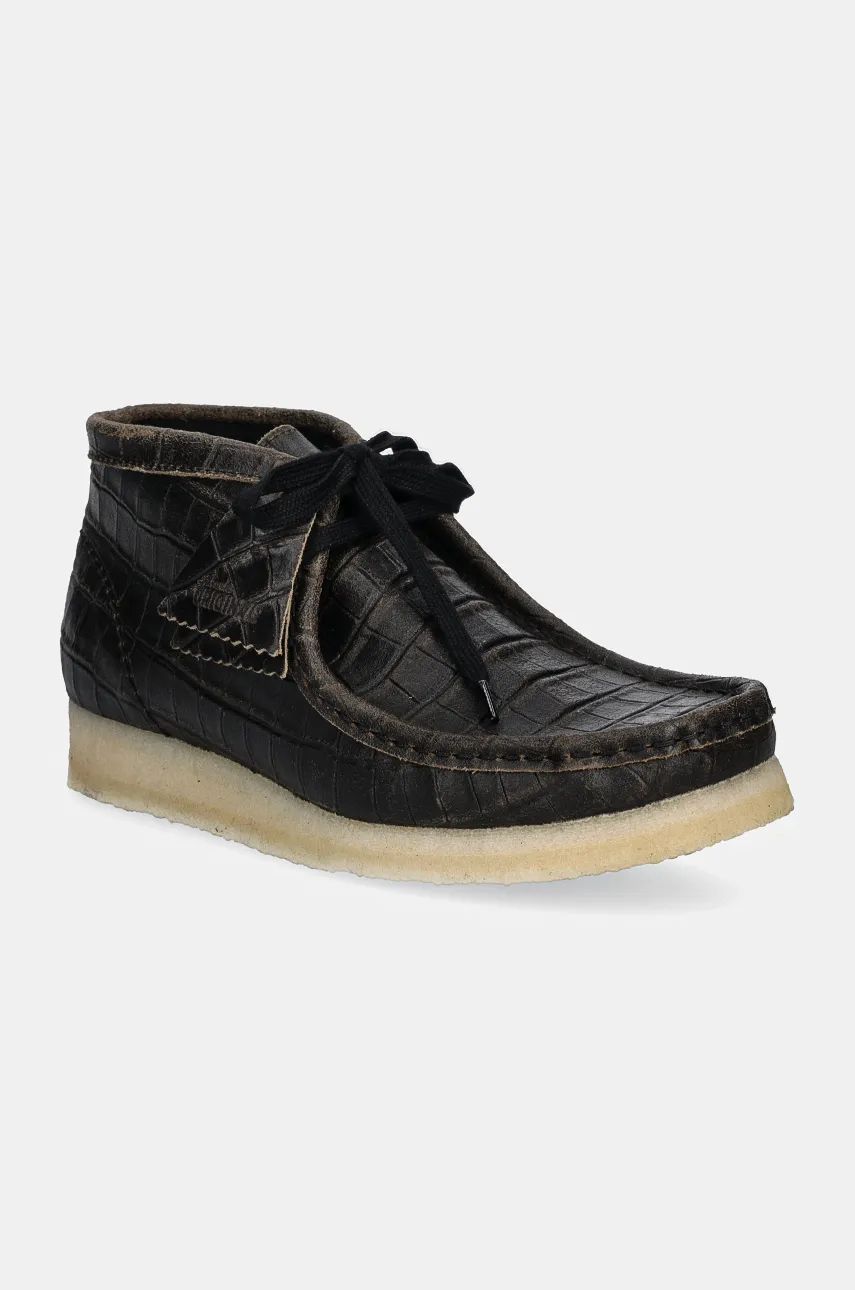Tenisky a topánky Clarks Wallabee Boot Leather Čierna | 26179161, 0