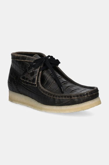 Tenisky a topánky Clarks Wallabee Boot Leather Čierna | 26179161, 0