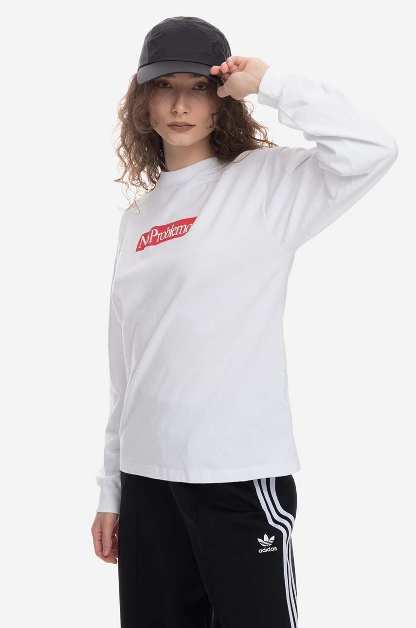 Tričko Aries Problemo Supremo Long Sleeve T-Shirt With Print Biela | AR60023, 0