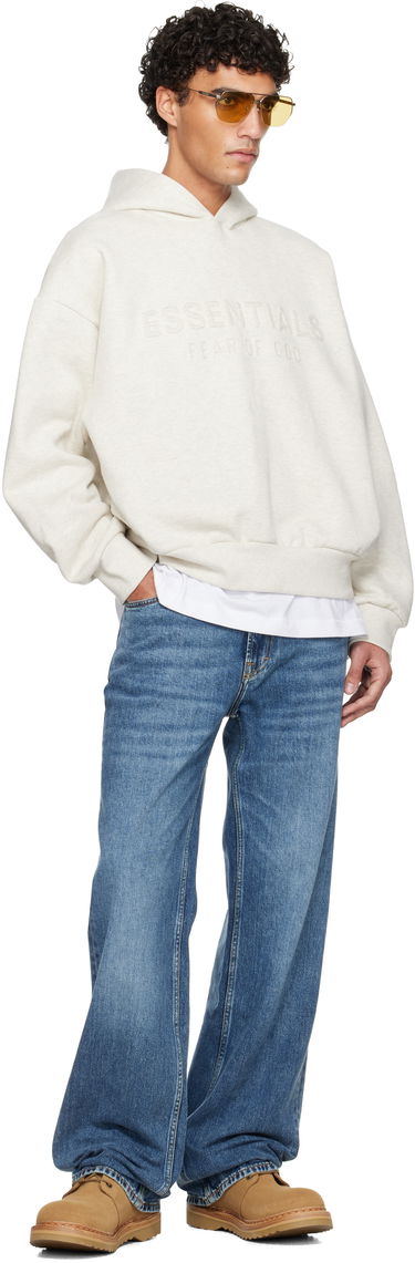 Mikina Fear of God Holiday Embossed 'Essentials' Classic Hoodie Béžová | 192HO256212F, 3