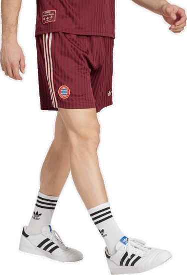 Šortky adidas Performance FC Bayern Terrace Icons Shorts Vínová | JF0598, 4