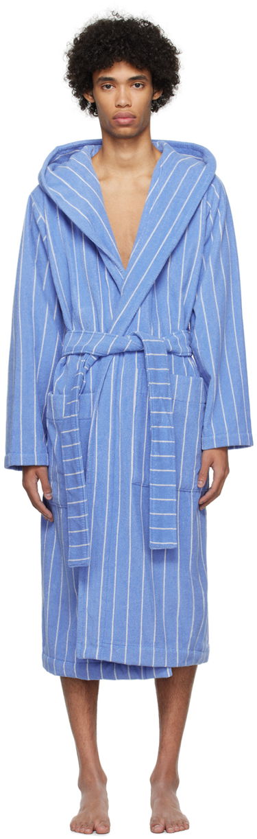 Pyžamo TEKLA Tekla Hooded Terry Bathrobe Modrá | BT-MA, 0